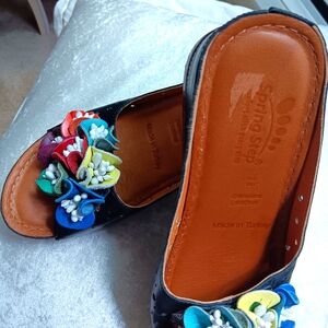 Spring Step Floral Sandals. Size 38 (6.5/7).